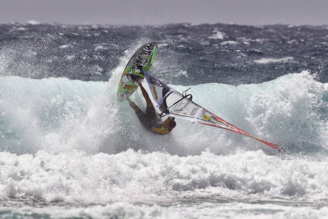 Campello wave 360 - PWA Tenerife World Cup 2012 ©  John Carter / PWA http://www.pwaworldtour.com